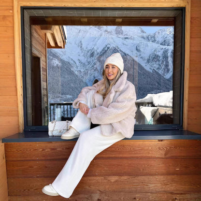 Damen Kunstfelljacke mit schickem Oversized-Schnitt und luxuriösem Innenfutter Stalluxe