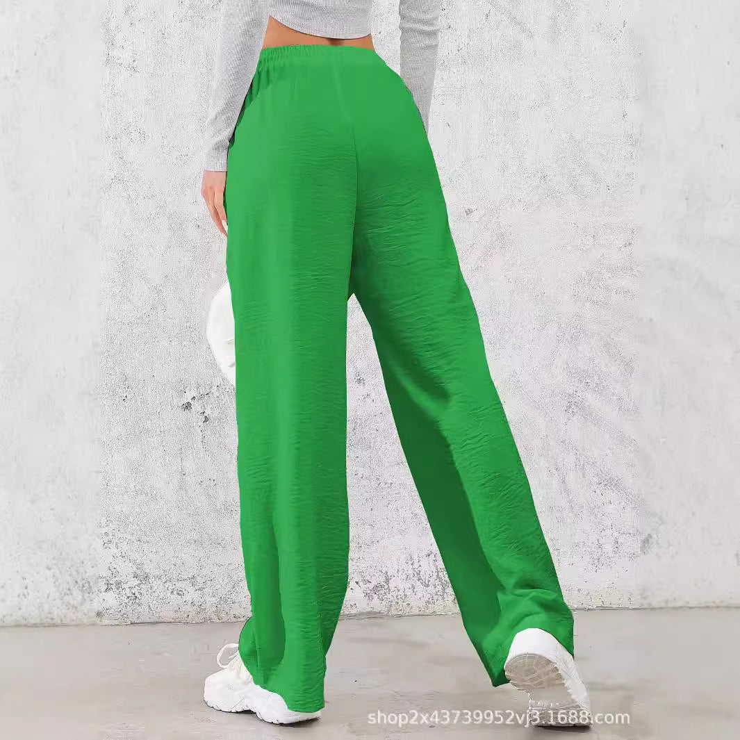 Damen weite Freizeit-Hosen mit elastischem Bund und praktischen Taschen Stalluxe