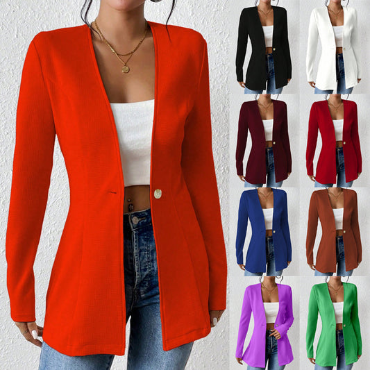 Damen elegante Blazerjacke mit asymmetrischem Schnitt Stalluxe