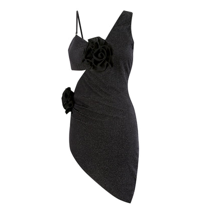 Damen Bikiniset mit modischem Wickelrock und floraler Applikation Stalluxe