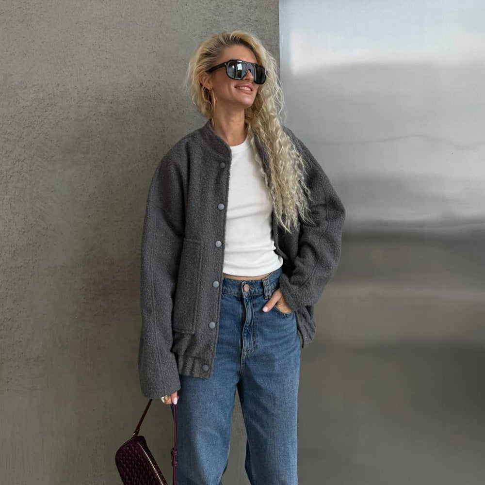 Damen Cozy Strickjacke mit Knopfdetails und weichem Material Stalluxe