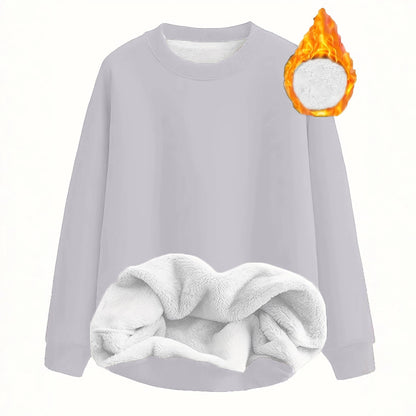 Damen Wärmendes Sweatshirt mit flauschigem Innenfutter Stalluxe