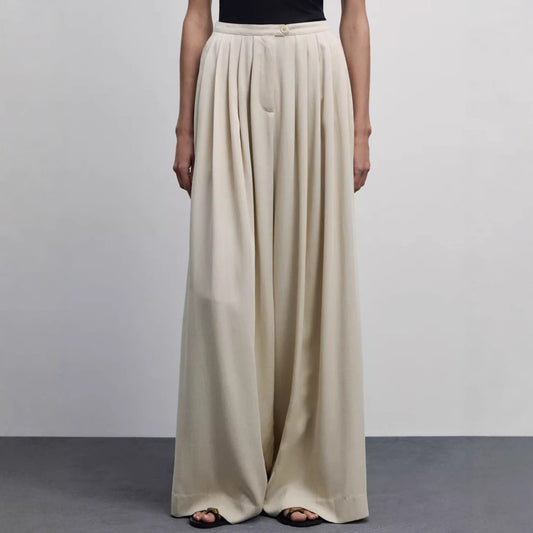 Damen weite Stoffhose Stalluxe