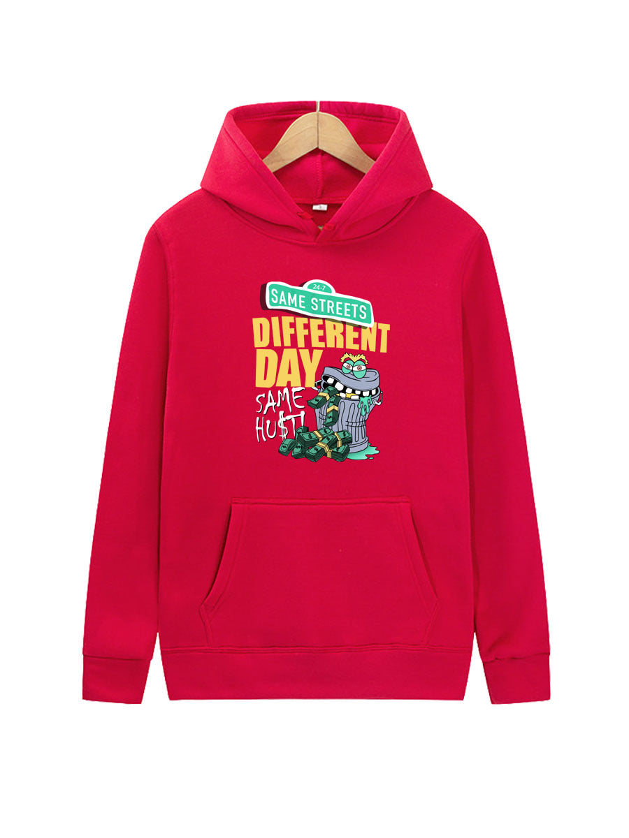 Damen Kapuzenpullover mit kreativem Print Stalluxe