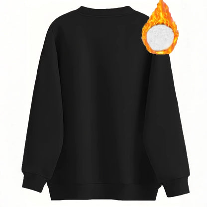 Damen Wärmendes Sweatshirt mit flauschigem Innenfutter Stalluxe