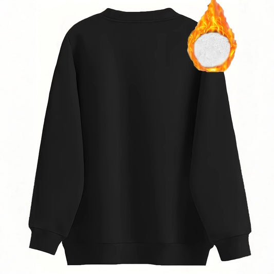 Damen Wärmendes Sweatshirt mit flauschigem Innenfutter Stalluxe