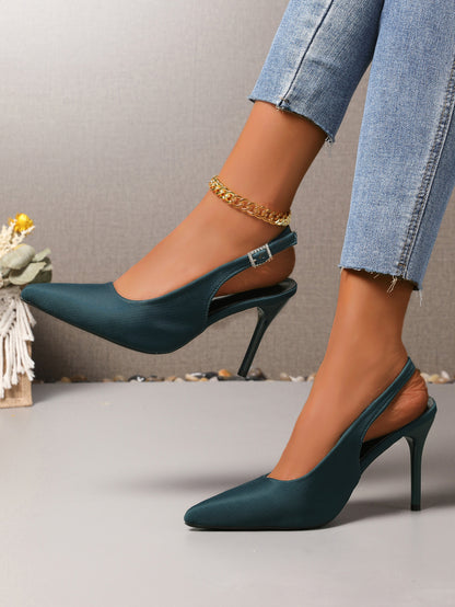 Damen Elegante Slingback-Pumps mit spitzer Zehenform und geschmackvollem Design Stalluxe