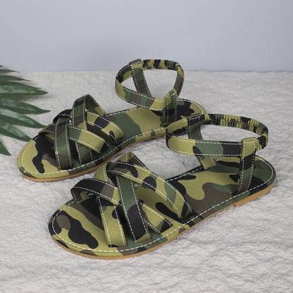 Damen Komfortable Riemchen-Sandalen mit flexiblem Fußbett Stalluxe