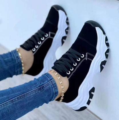 Damen Sportliche Chunky Sneakers mit luftiger Mesh-Oberfläche Stalluxe
