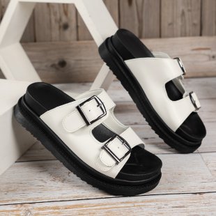 Damen Komfortable Sandalen mit verstellbaren Schnallen Stalluxe