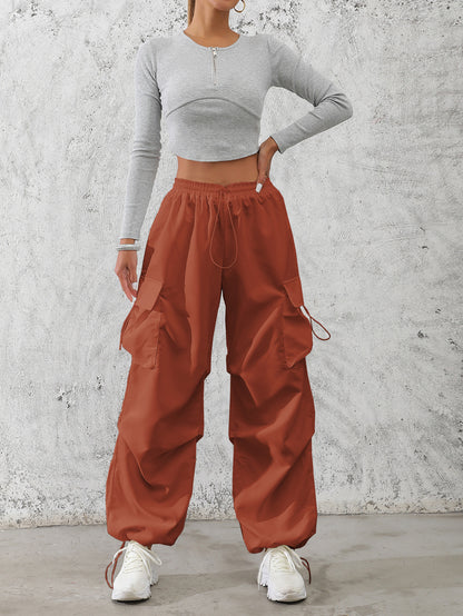 Damen Cargo-Hose im urbanen Utility-Stil mit seitlichen Taschen Stalluxe