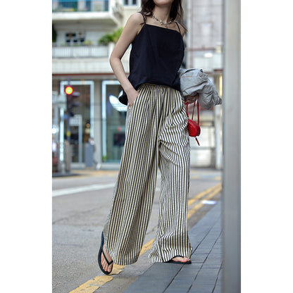Damen weit geschnittene Sommerhose Stalluxe