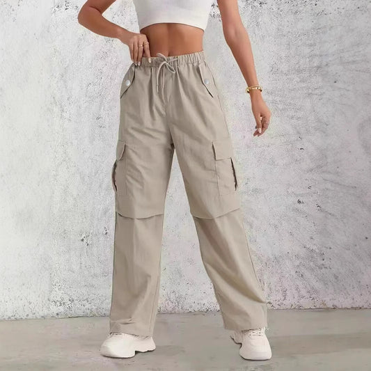 Damen Cargo-Hose mit praktischem Gummizug und modischen Seitentaschen Stalluxe