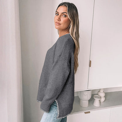 Damen Casual Strickpullover Stalluxe