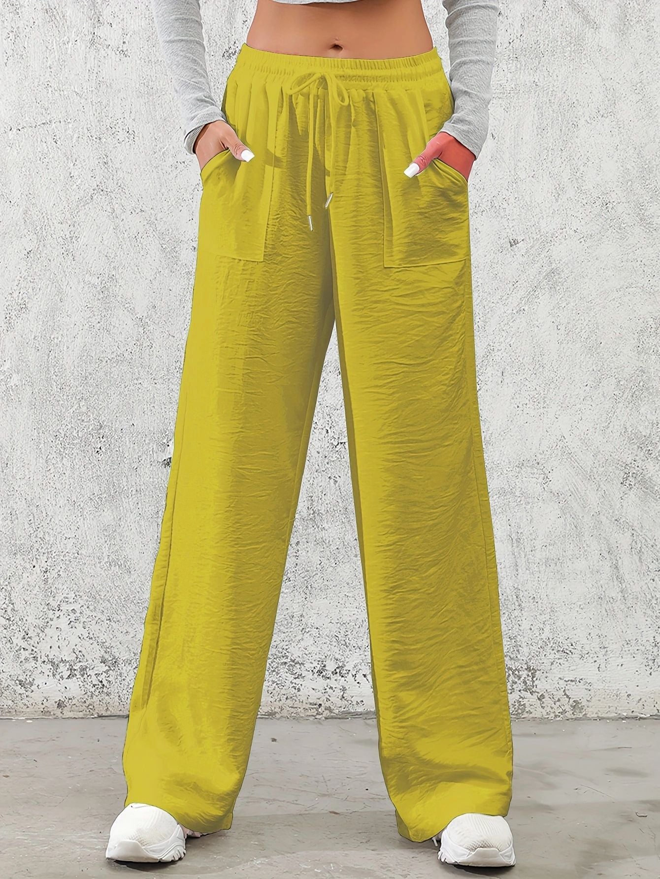 Damen Weitgeschnittene Freizeithose Stalluxe