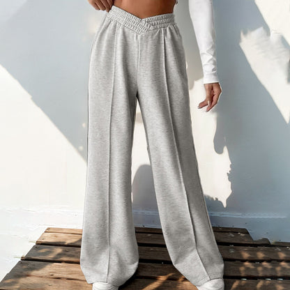 Damen Sweathose im lässigen Palazzostil mit elastischem Bund Stalluxe