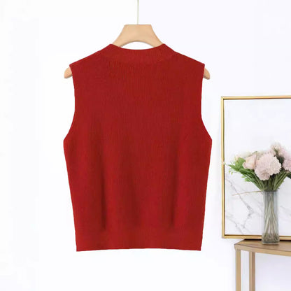 Damen Strickpullunder mit V-Ausschnitt und feiner Rippstruktur Stalluxe