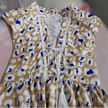 Damen Hippie-inspiriertes Kleid Stalluxe