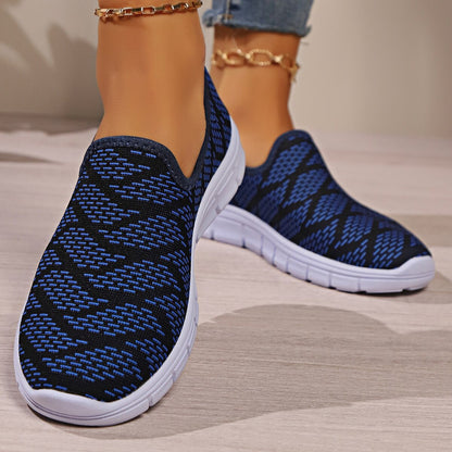 Damen Atmungsaktive Slip-On Sneaker mit flexiblem Sohlenprofil Stalluxe
