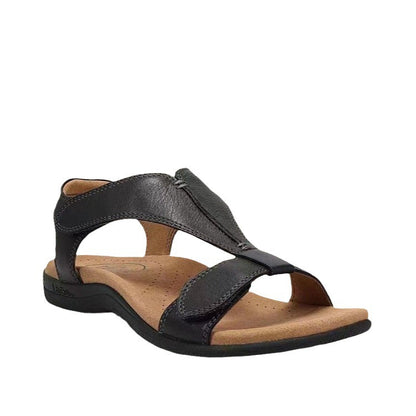 Damen Komfortable Zehentrenner-Sandalen mit verstellbaren Riemen und anatomischem Fußbett Stalluxe