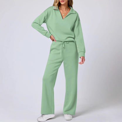 Damen Elegante Sportliche Freizeitgarnitur mit weitem Schnitt Stalluxe