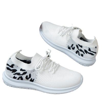 Damen atmungsaktive Sneaker mit elastischem Mesh-Obermaterial Stalluxe