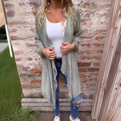 Damen lässige Langarmjacke aus luftiger Sommerqualität Stalluxe
