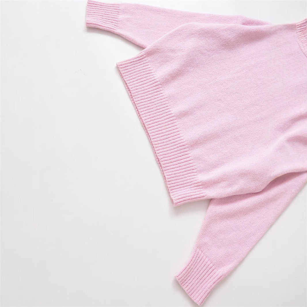 Damen Bequemer Oversize-Pullover mit Rundhalsausschnitt und breiten Bündchen Stalluxe