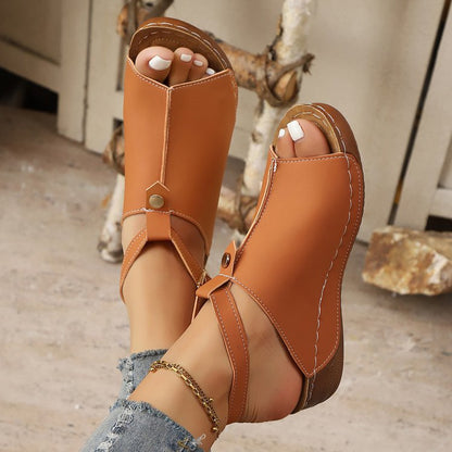 Damen hochwertige Halbsandalen mit verstellbarem Riemen und ergonomischem Fußbett Stalluxe