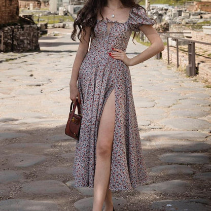 Damen Blumenkleid Stalluxe