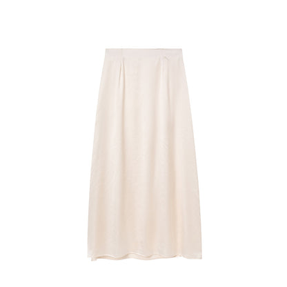 Damen Maxirock aus hochwertigem Satin mit elegantem Schnitt und fließendem Fall Stalluxe