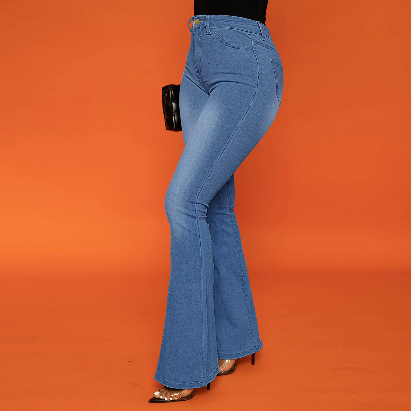 Damen Bootcut Jeans mit hohem Taillenschnitt und komfortabler Passform Stalluxe