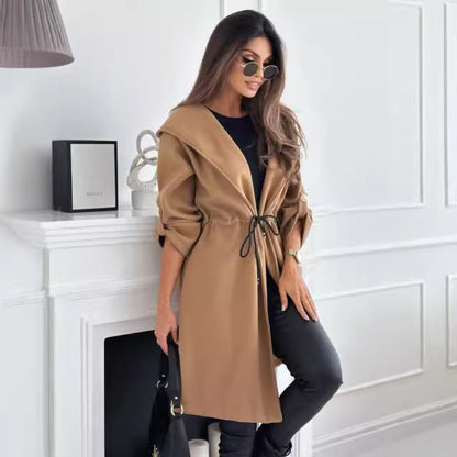 Damen modische Kapuzenjacke im Oversized-Stil Stalluxe