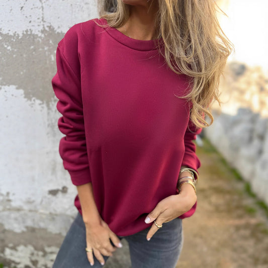 Damen lässiger Sweatshirt Stalluxe