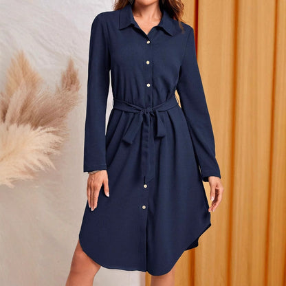 Damen Hemdblusenkleid Stalluxe