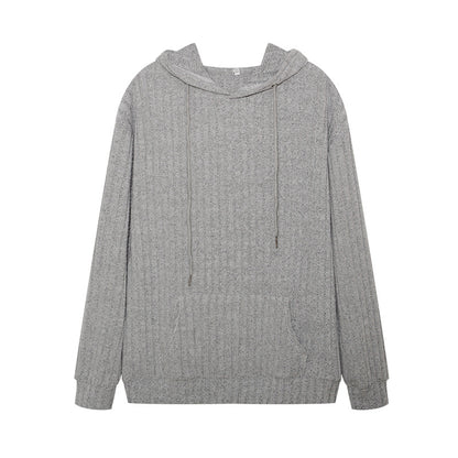 Damen Freizeit Hoodie mit strukturiertem Design und Kängurutasche Stalluxe