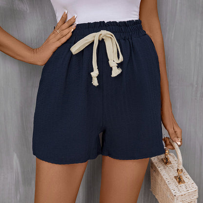 Damen Freizeitshorts mit elastischem Bund und modischem Kordelzug Stalluxe
