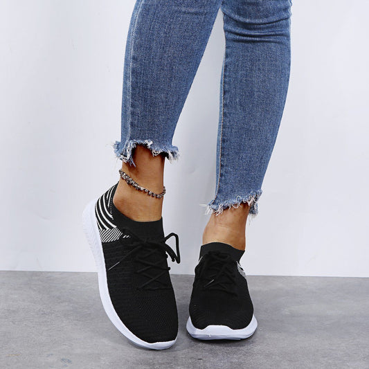 Damen Sportliche Leichtgewicht Sneakers Stalluxe