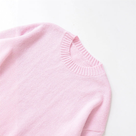 Damen Bequemer Oversize-Pullover mit Rundhalsausschnitt und breiten Bündchen Stalluxe