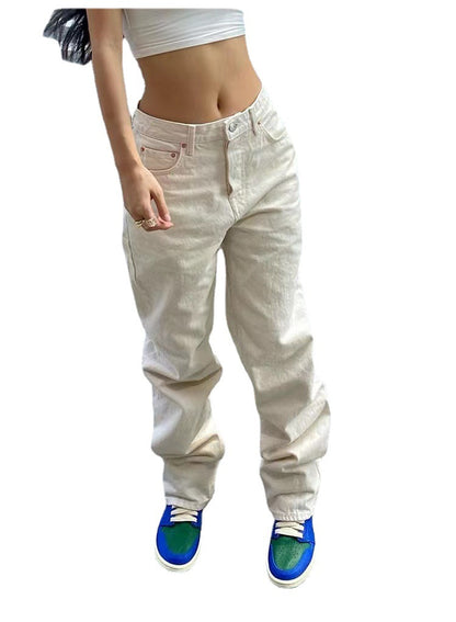Damen lässige weite Jeans im ultimativen Komfortstil Stalluxe