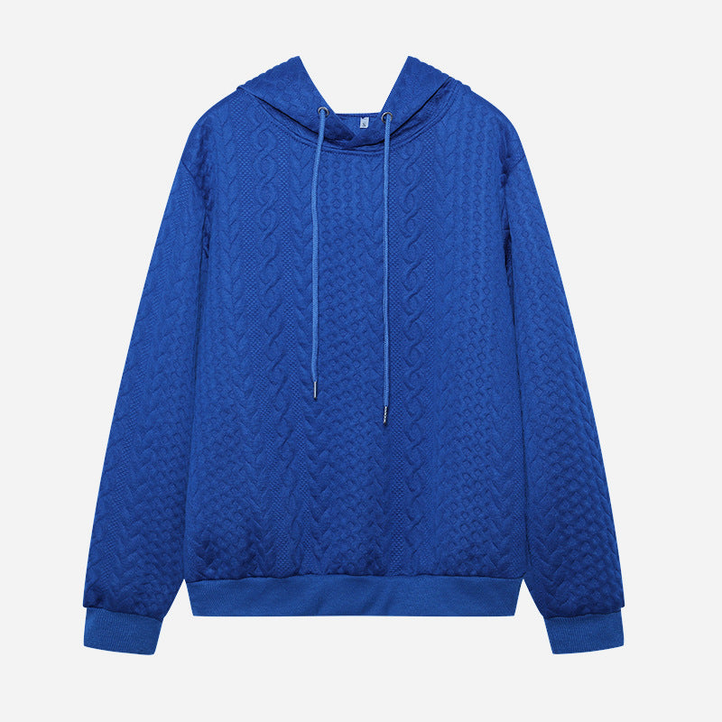 Damen Bequemer Kapuzenpulli mit strukturiertem Design Stalluxe