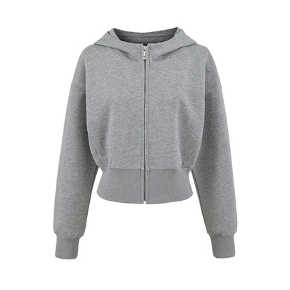 Damen Sportliche Kapuzenjacke mit lässigem Schnitt und praktischen Reißverschlusstaschen Stalluxe