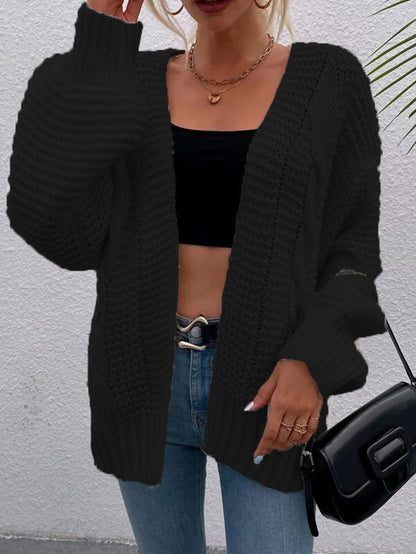 Damen Grobstrick-Cardigan mit tiefen Taschen und lässigem Schnitt Stalluxe