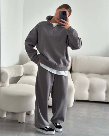 Damen lässiger Hoodie und Jogginghose Stalluxe