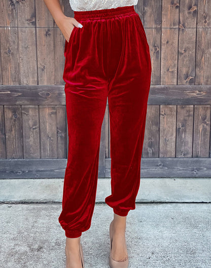 Damen samtig weiche Freizeithose Stalluxe