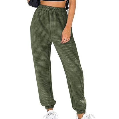 Damen Waffelstrick Jogginghose Stalluxe