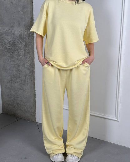 Damen Bequemes Lounge-Set aus hochwertigem, atmungsaktivem Material Stalluxe