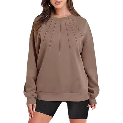 Damen Oversize Sweatshirt mit strukturiertem Design Stalluxe