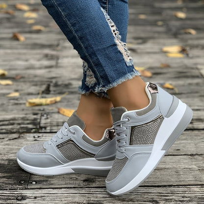 Damen sportliche Sneaker mit atmungsaktiver Mesh-Oberfläche und dämpfender Sohle Stalluxe