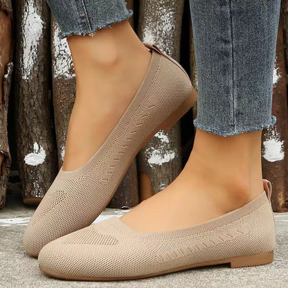 Damen Ballerinas mit atmungsaktivem Obermaterial Stalluxe